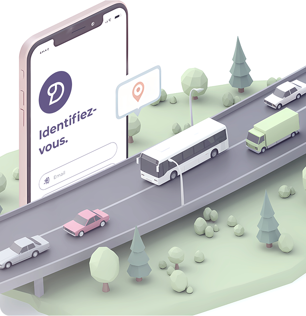 3D car illustration