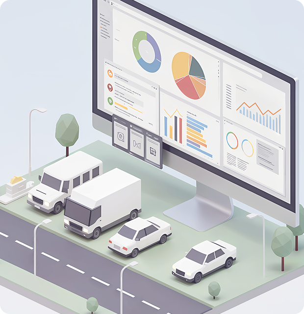 3D car illustration